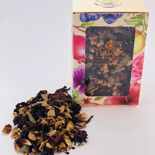 Havva Brew, Apple Cinnamon Tea , Caffeine-free