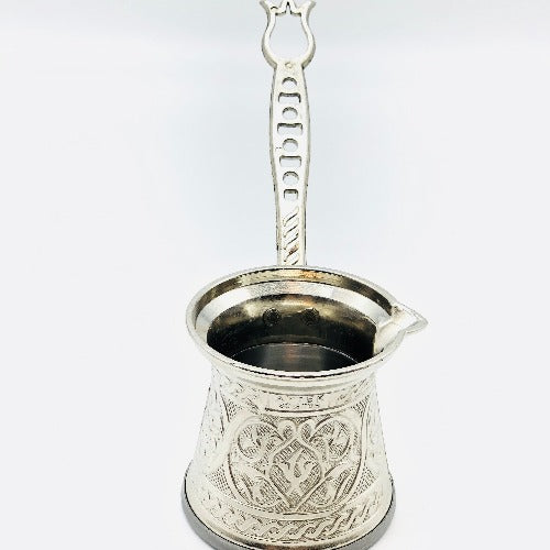 Copper Coffee Maker in Silver Colour - Cezve