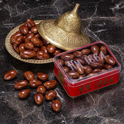 Hafız Mustafa , White Milk Bitter Chocolate Coated Almond Dragee (Tiramisu) 200g