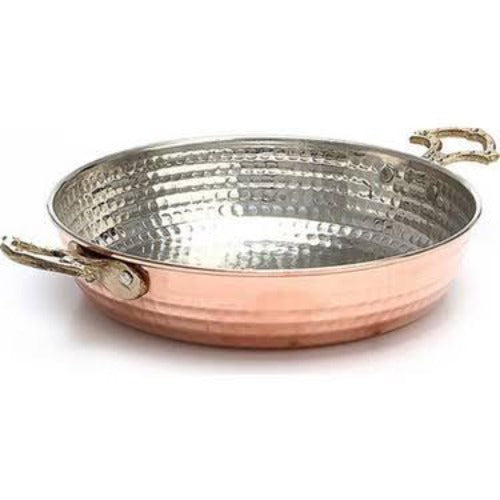 Handcrafted Copper Pan 22cm