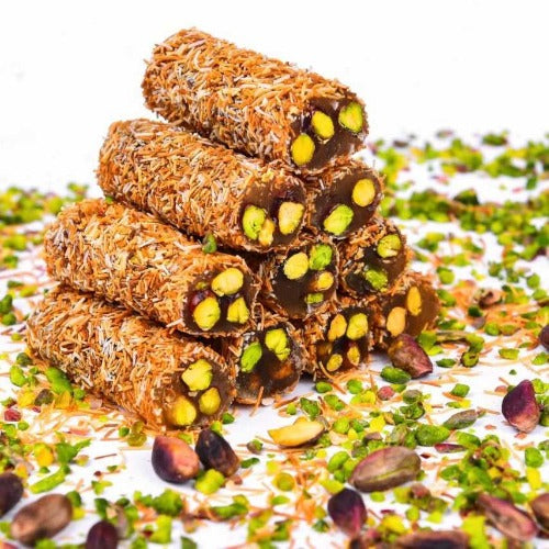 Finger Turkish Delight Honey Pistachio Covered Kunefe