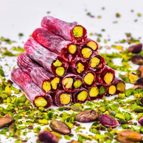 Finger Turkish Delight Pomegranate Pistachio