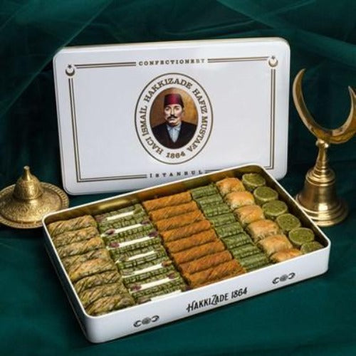 Premium Assortment Pistachio Baklava , Hafız Mustafa ,2000g(74,07oz)