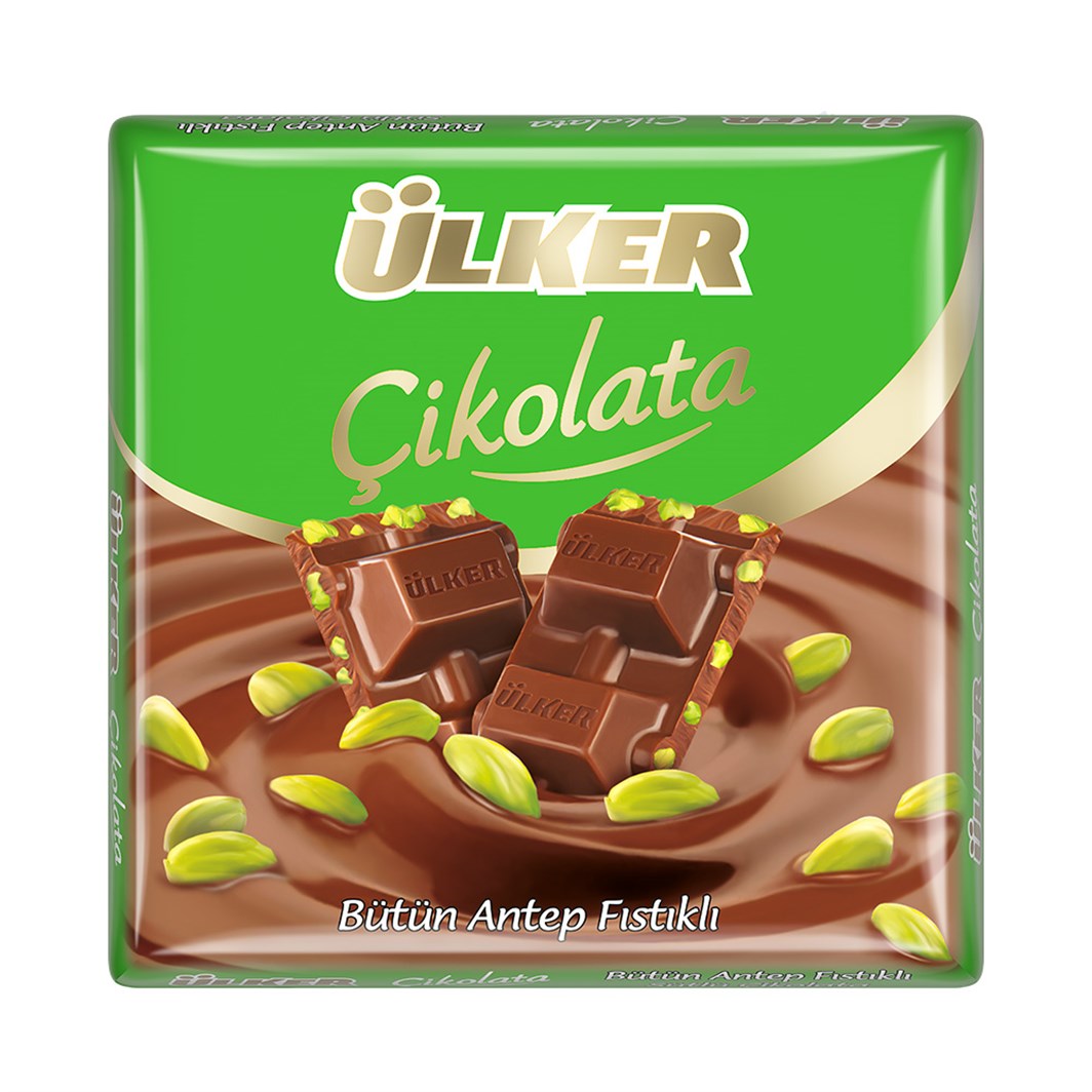 Ulker Pistachio Milk Chocolate 65g (2,29oz)