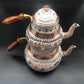 Traditional Turkish Double-Kettle -Tea Pot ,White Colored