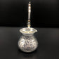 Silver Colored Turkish Traditional Copper Coffee Maker