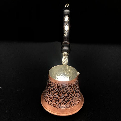 Turkish Traditional Copper Coffee Maker (cezve) real coler copper