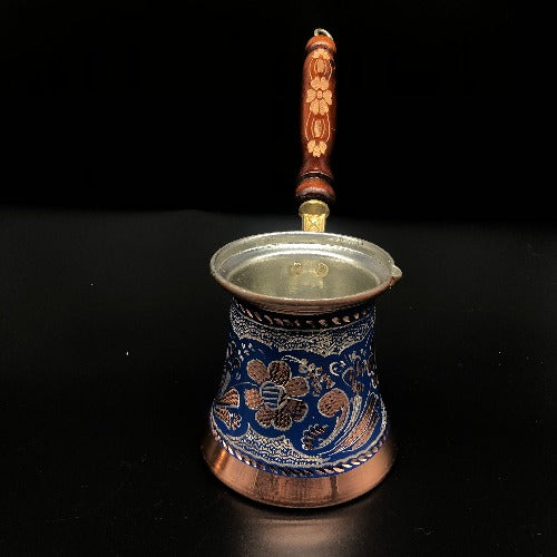 Blue Mallow Copper Coffee Maker (cezve)