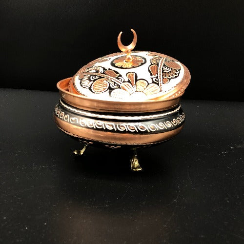 Antep Style Copper Cookies Bowl
