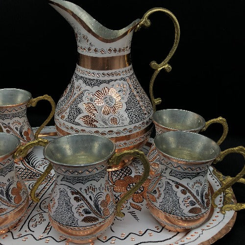 Traditional Turkish Buttermilk (Ayranlık) Set