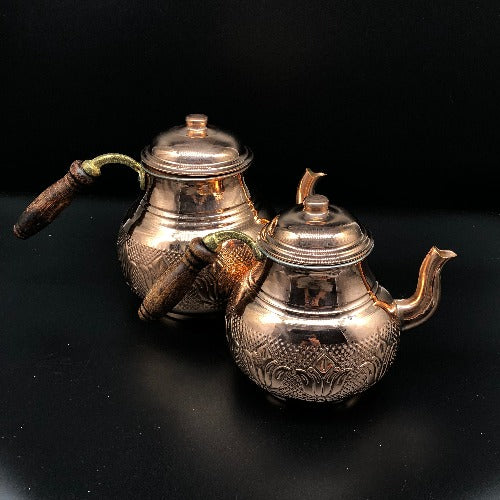 Hand Made Copper Double Tea Pot