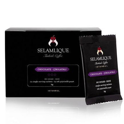 Selamlique Chocolate Turkish Coffee Sachets (Pack of 24pc)