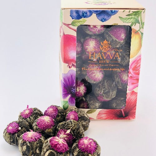 Havva Brew, Jasmine Blooming Flower Tea Balls