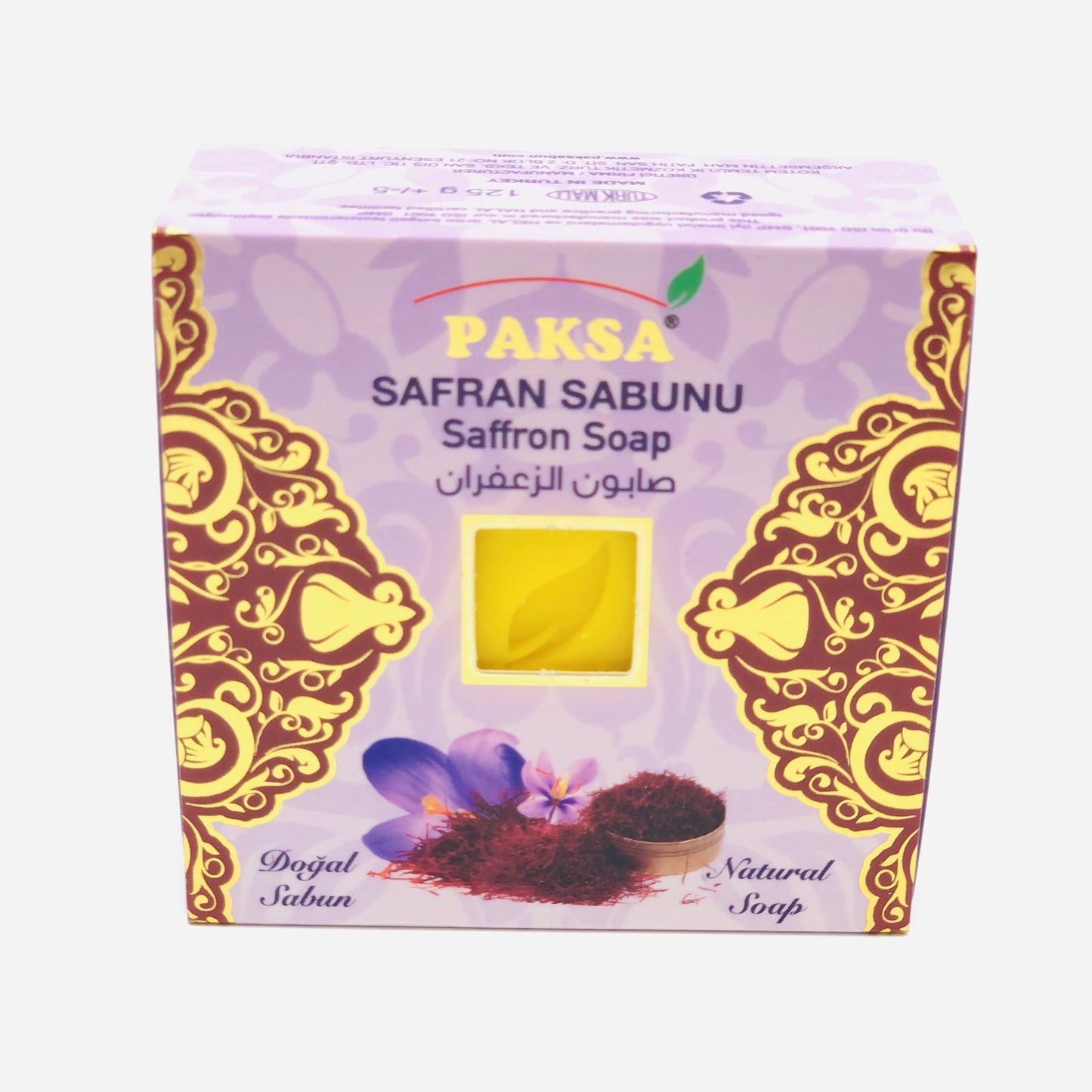 Paksa, Organic Saffron Soap