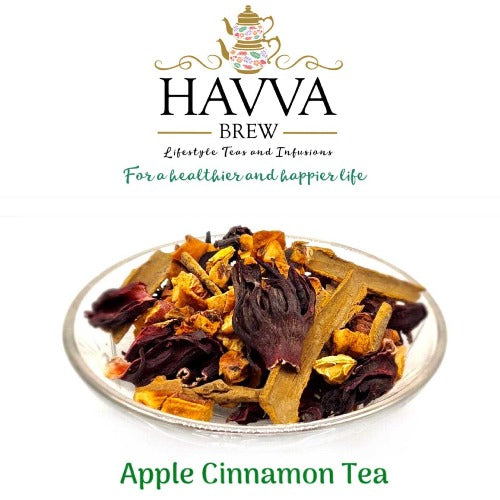 Havva Brew, Apple Cinnamon Tea , Caffeine-free