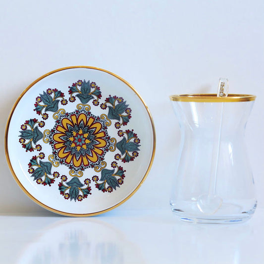 Tulip and Clove Flower Porcelain Tea Set