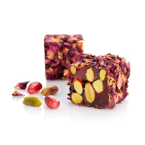 Turkish Delight Rose Petals Pistachio