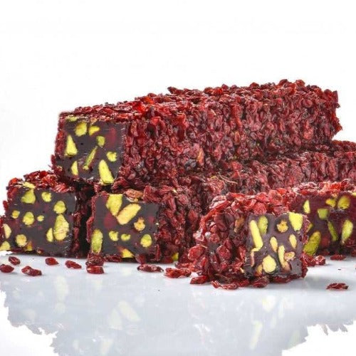 Turkish Delight : Pomegranate with Pistachio Zeresk