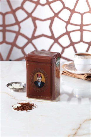 Hafız Mustafa,Turkish Coffee with Mastic Gum in Metal Box,170 g (5,99oz)