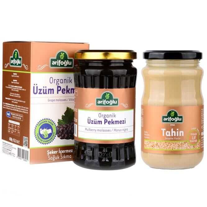 Organic Grape Molasses with Tahini