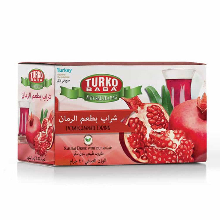 Turko Baba, Pomegranate Tea, flavoured drink powder teabag
