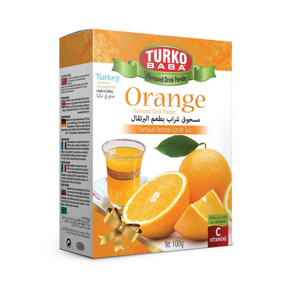 Turko Baba, Orange Tea, flavored drink powder