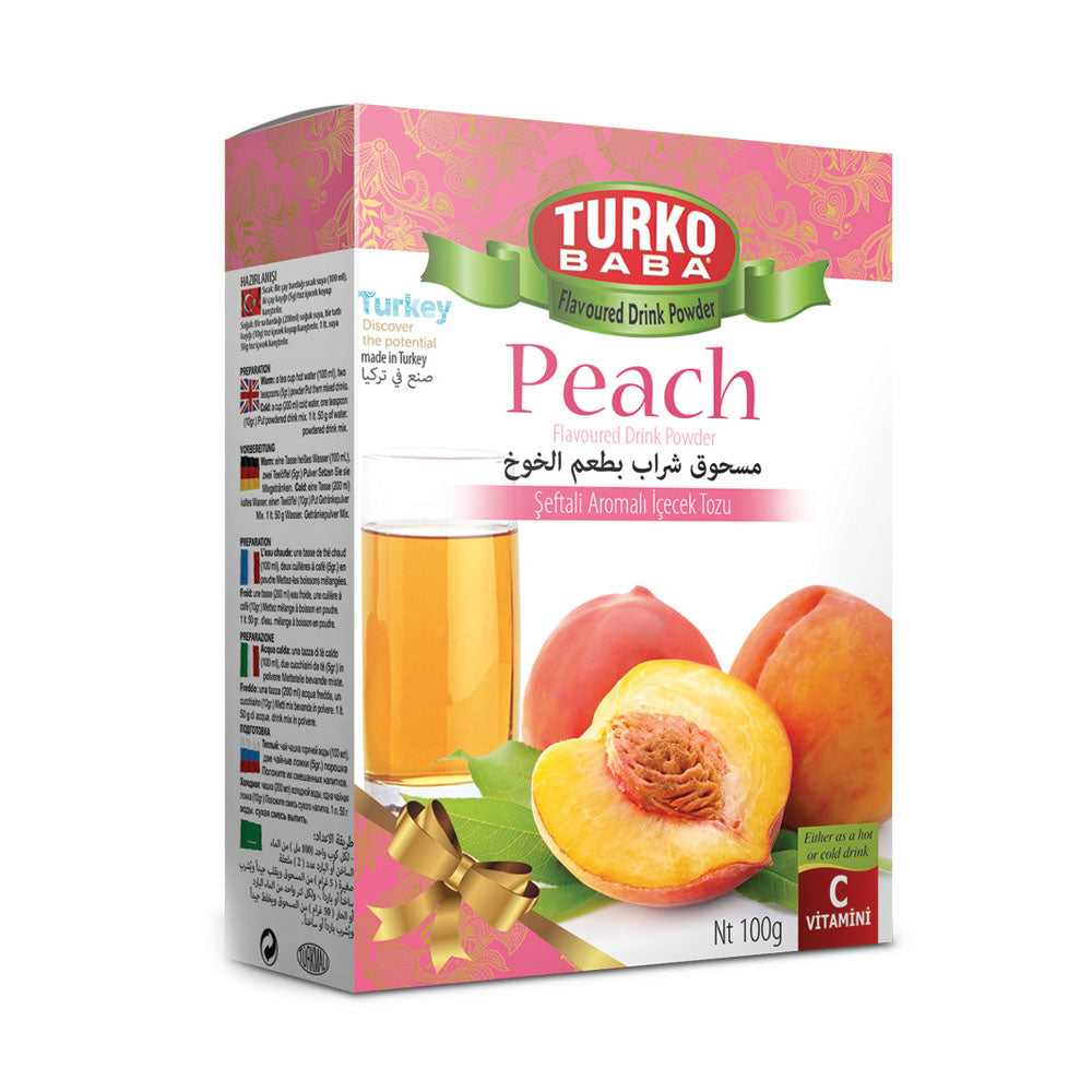 Turko Baba, Peach Tea, flavored drink powder